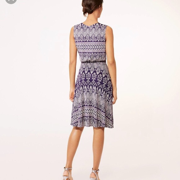 Tory Burch Rochelle Wrap Dress - Amethyst - Picture 2 of 8